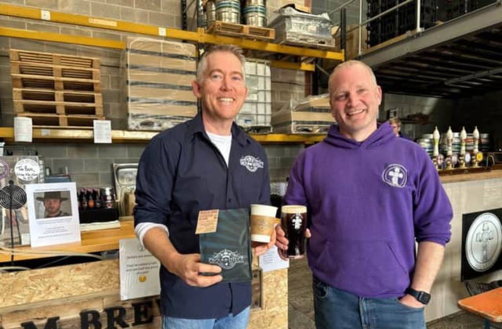 Peak District businesses join forces to make coffee-powered beer