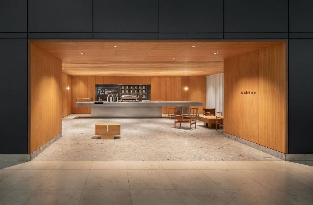 Design Details: Calming Grids at WatchHouse Coffee in London