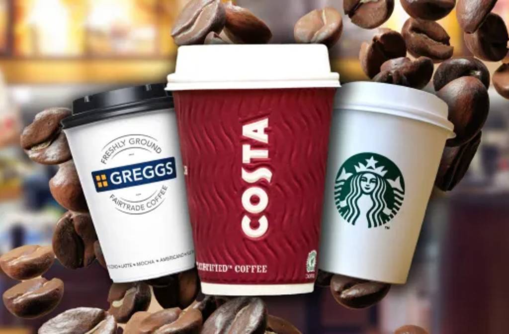 How to claim free coffee at Costa, Starbucks, Greggs and more this week