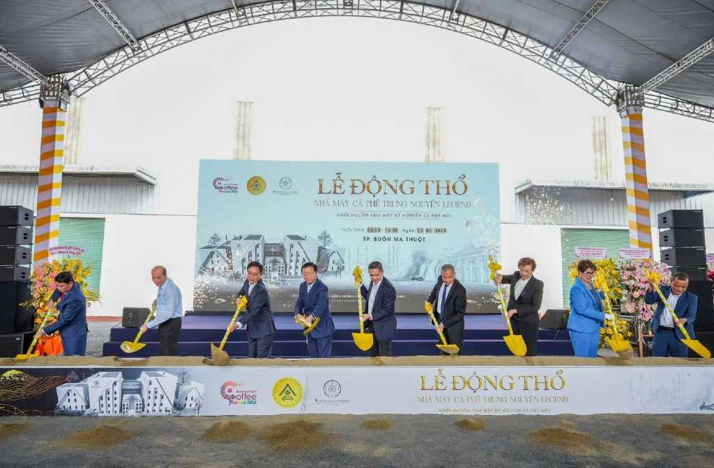 Trung Nguyen Legend breaks ground on Southeast Asia’s largest coffee factory in Buon Ma Thuot