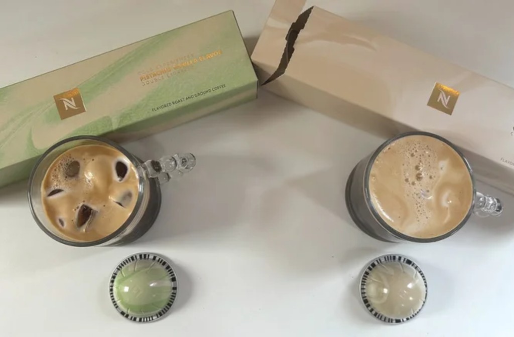 Review: Nespresso's Pistachio And Coconut Vanilla Pods Offer Refreshing, Summer-Ready Iced Brews