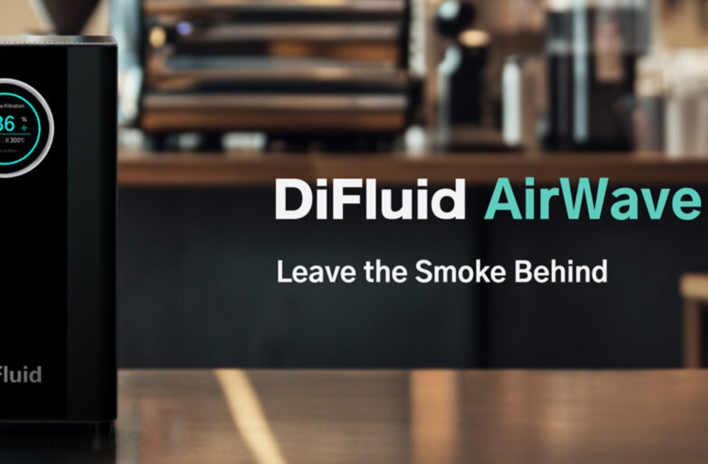 DiFluid Unveils AirWave: A Breakthrough In Coffee Roast Smoke Filtration & Purification