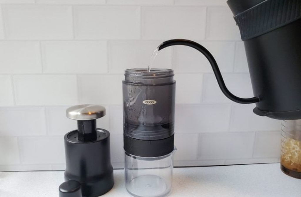 This Tiny Gadget From OXO Makes Coffee Concentrate in Minutes Instead of Hours
